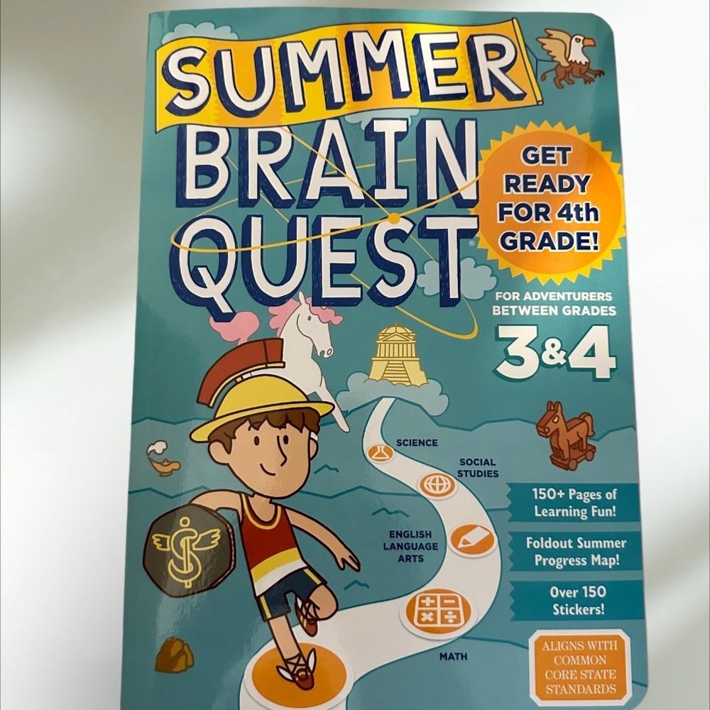 New Summer Brain Quest Book Between Grades 3 and 4